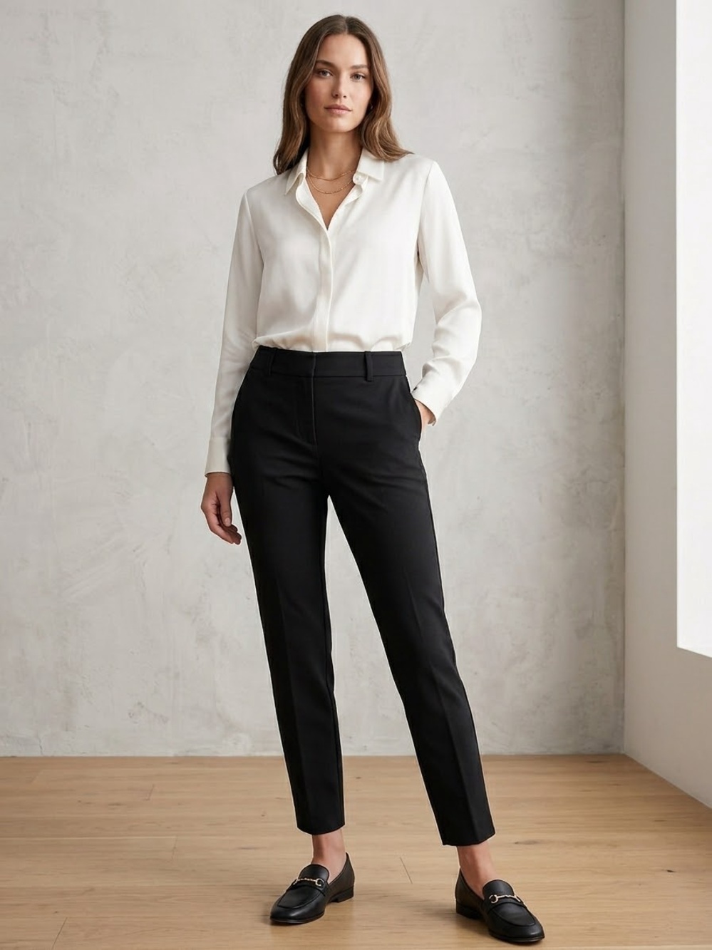Ann Taylor Black Ankle Pants